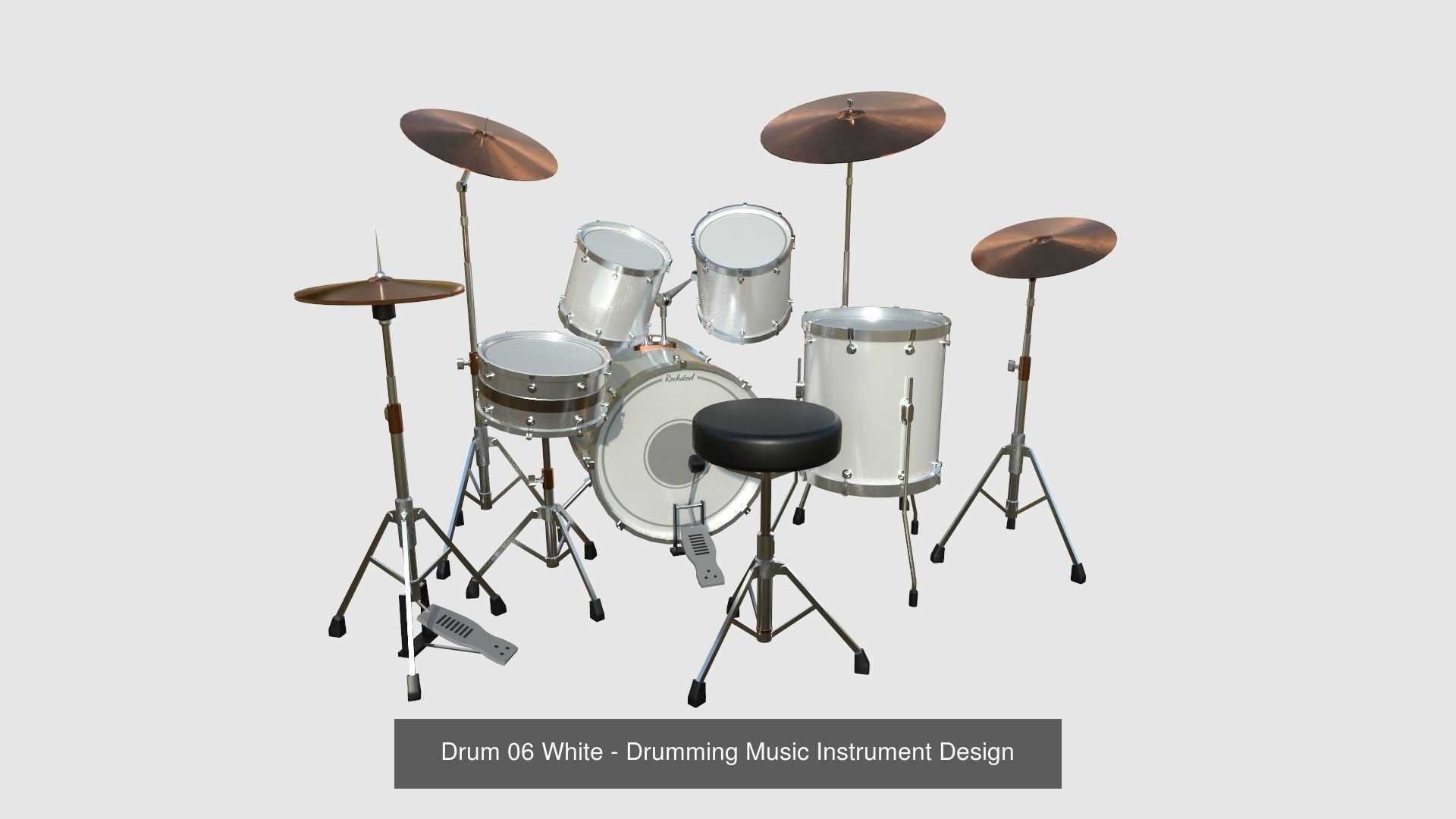 08 Drum Colors Collection - Drumming Music Instrument Design _12