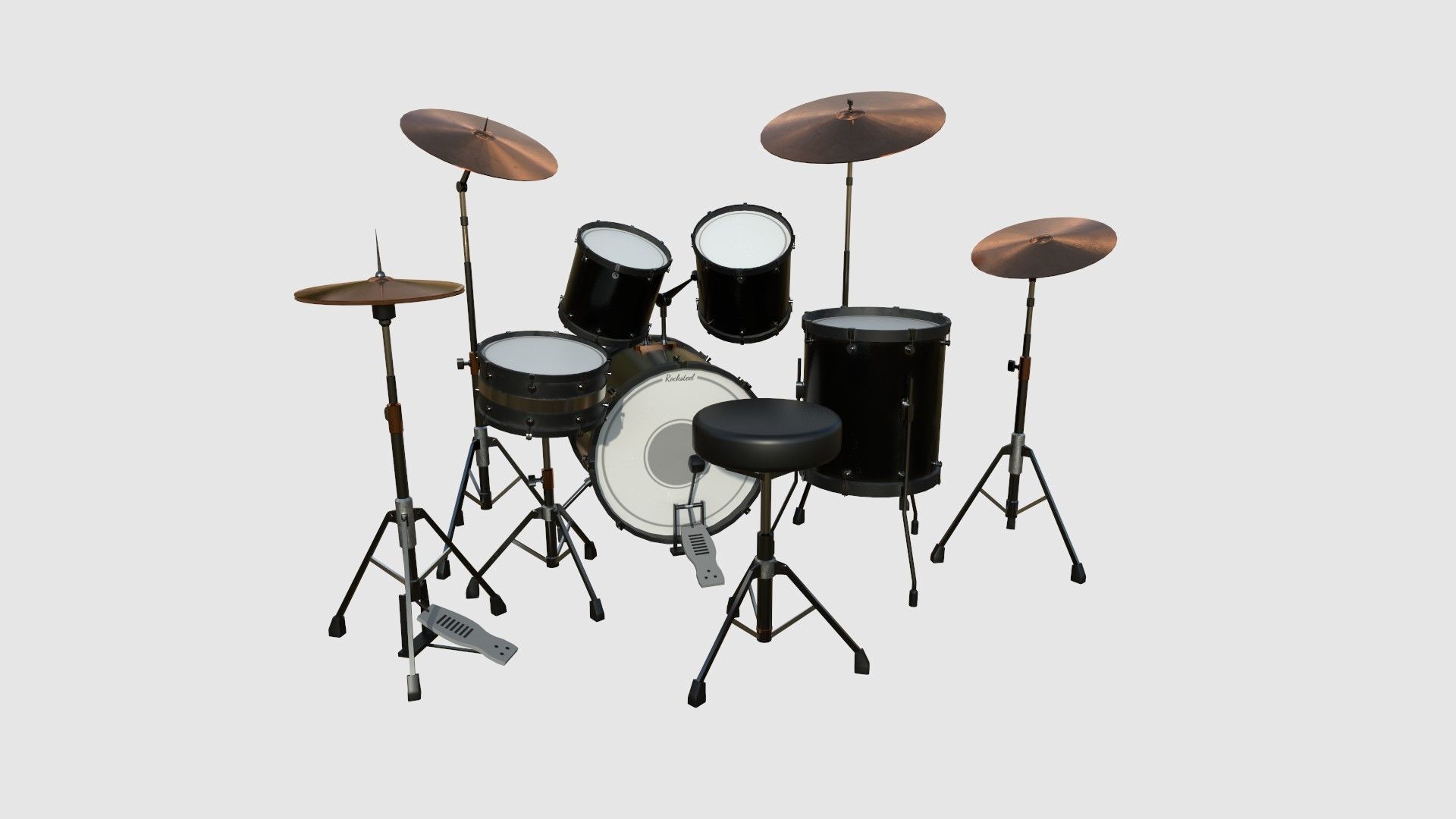 08 Drum Colors Collection - Drumming Music Instrument Design _13