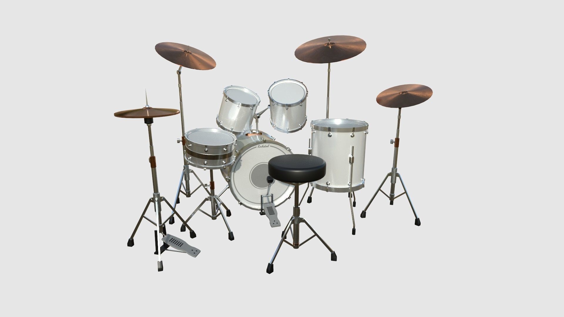 08 Drum Colors Collection - Drumming Music Instrument Design _1