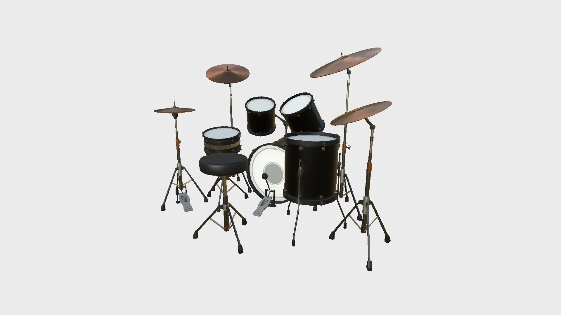 08 Drum Colors Collection - Drumming Music Instrument Design _34