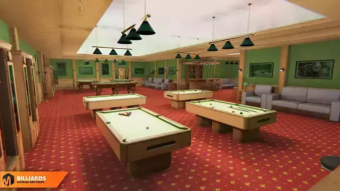 Billiards - interior and props