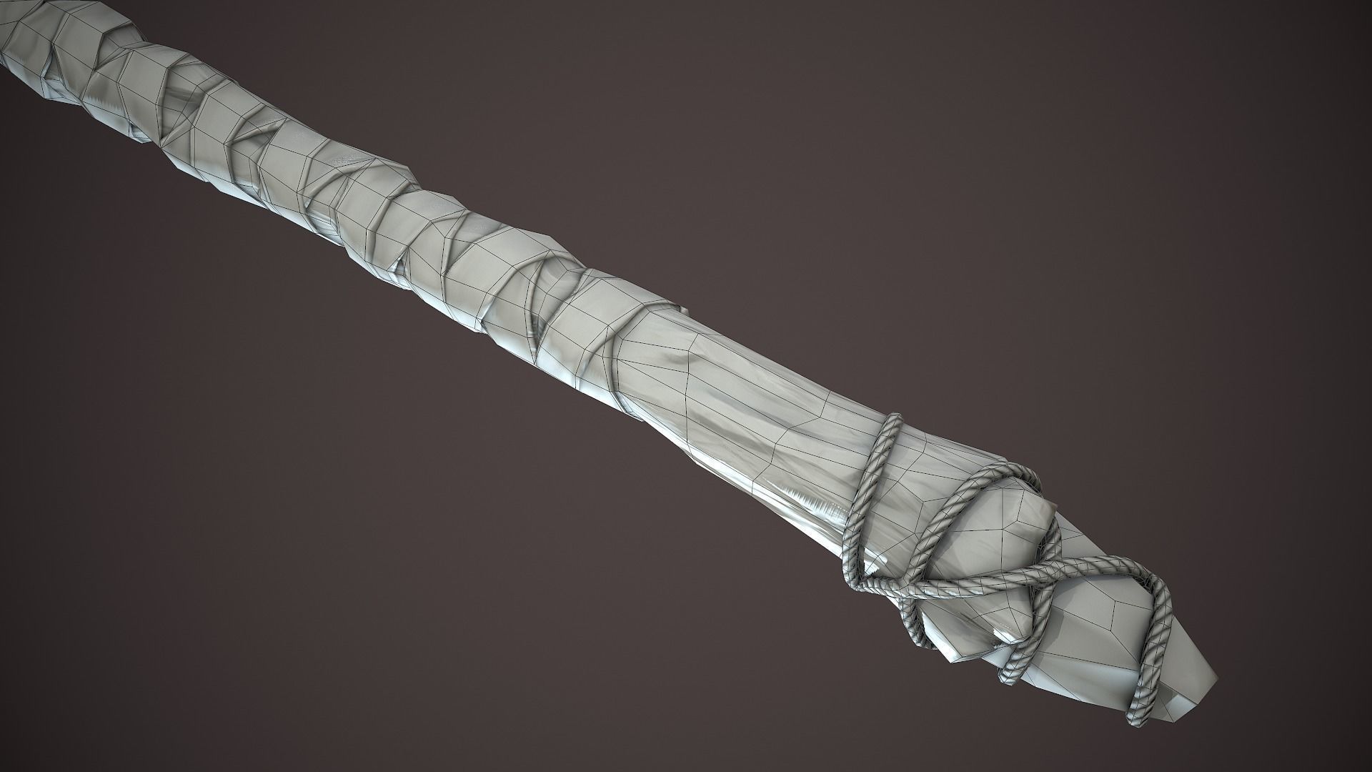 Warchif Polearm stylized game ready PBR low-poly Low-poly 3D model_26