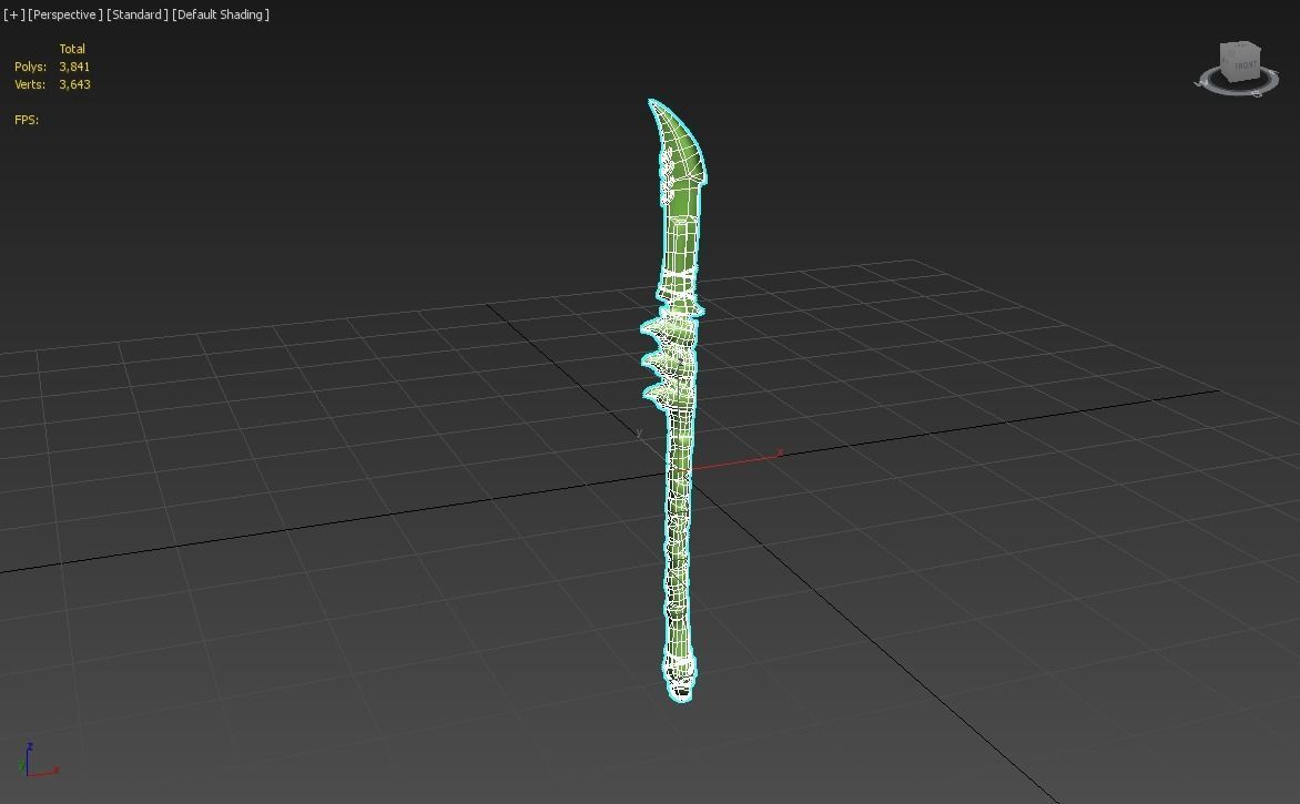 Warchif Polearm stylized game ready PBR low-poly Low-poly 3D model_30