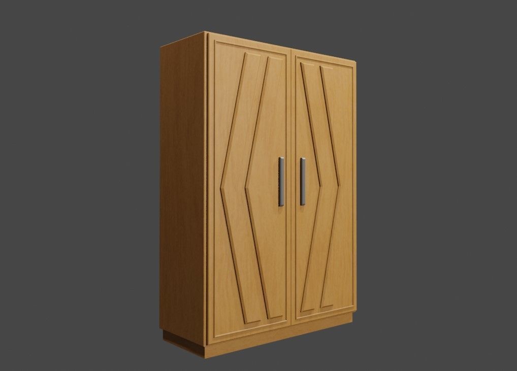Wardrobe - Guarda Roupas Low-poly 3D model_15