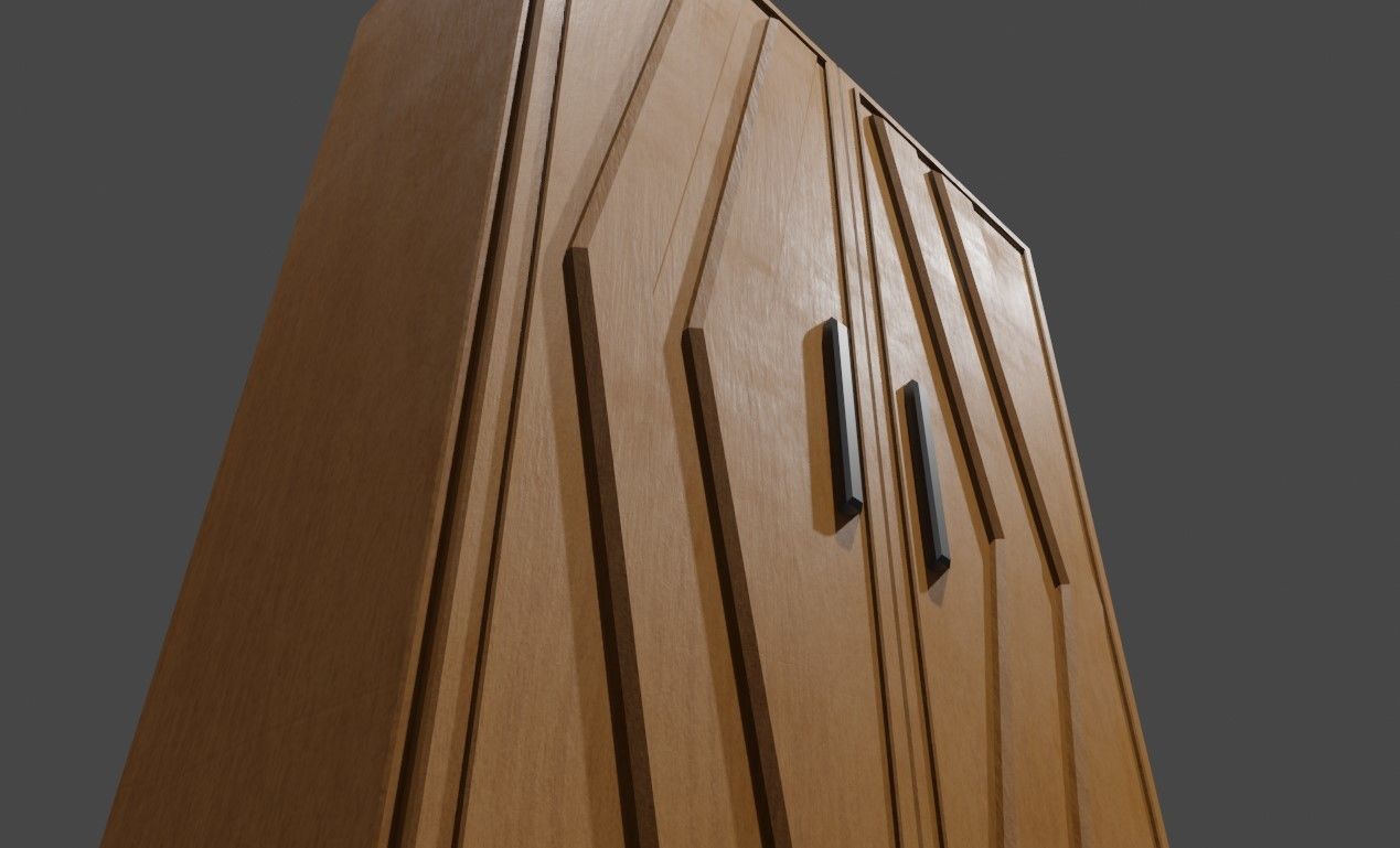 Wardrobe - Guarda Roupas Low-poly 3D model_20