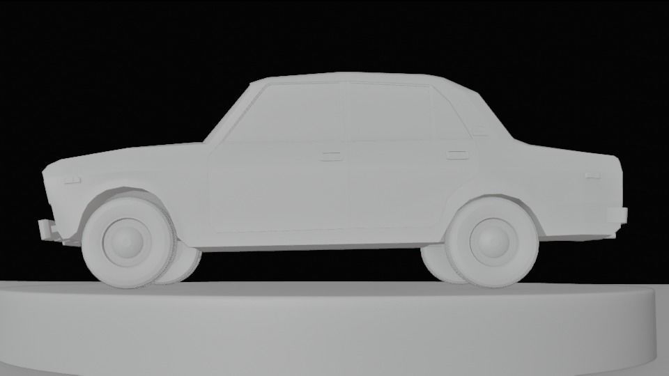 Original Car PBR low-poly game ready Low-poly 3D model Low-poly 3D model_9