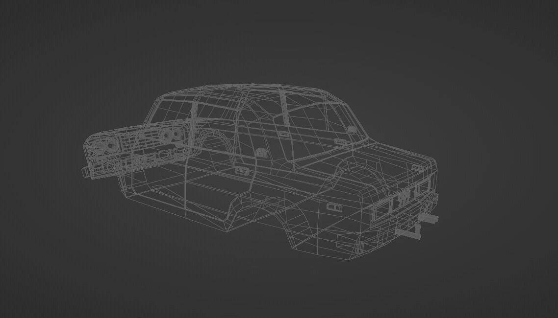 Original Car PBR low-poly game ready Low-poly 3D model Low-poly 3D model_11
