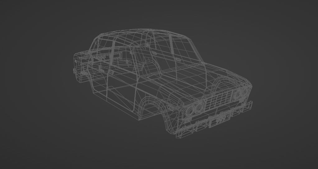 Original Car PBR low-poly game ready Low-poly 3D model Low-poly 3D model_12