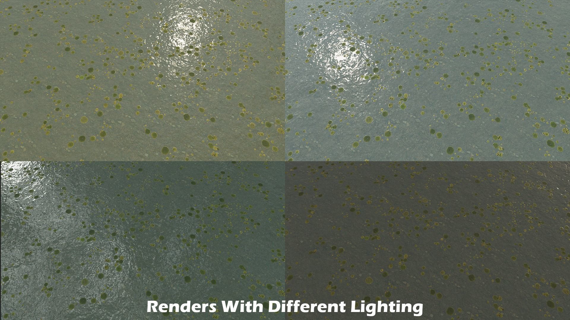 Modular Embankment Low-poly 3D model_20