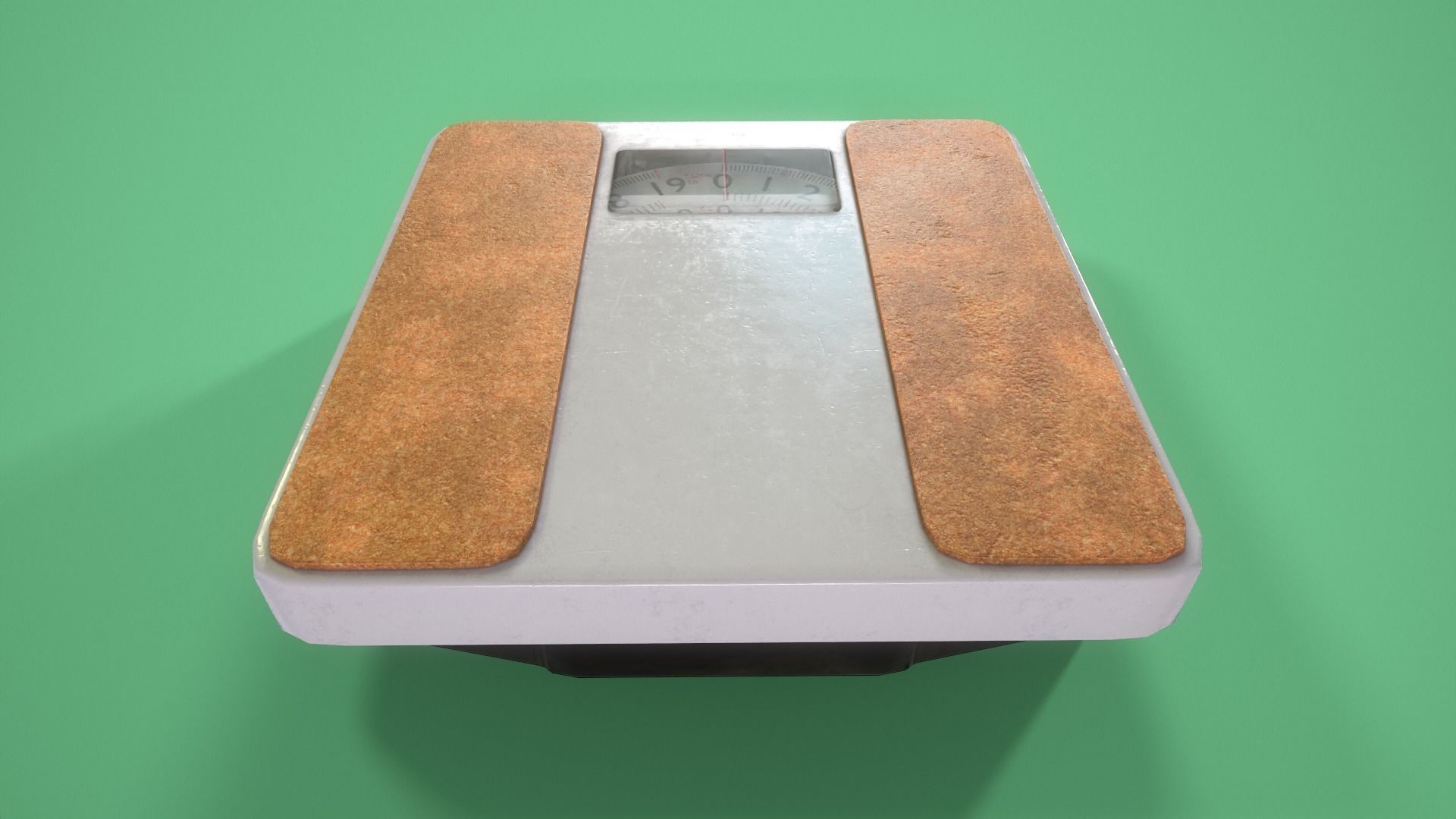Bathroom Scales Low-poly 3D model_2