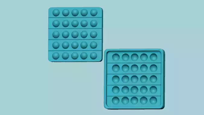 Pop It Square - EVA Foam Craft Presser