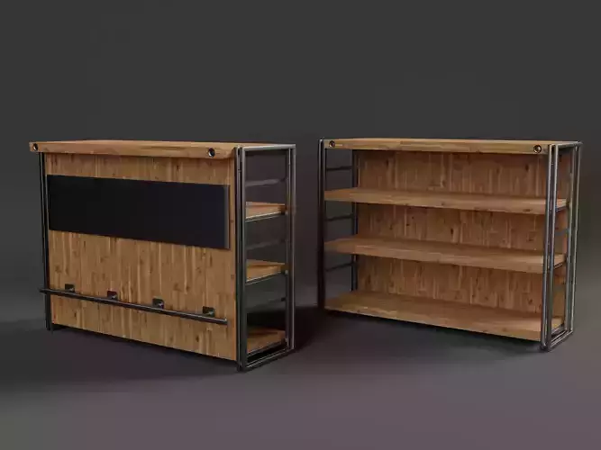 City Bar Counter by Nook and Cranny