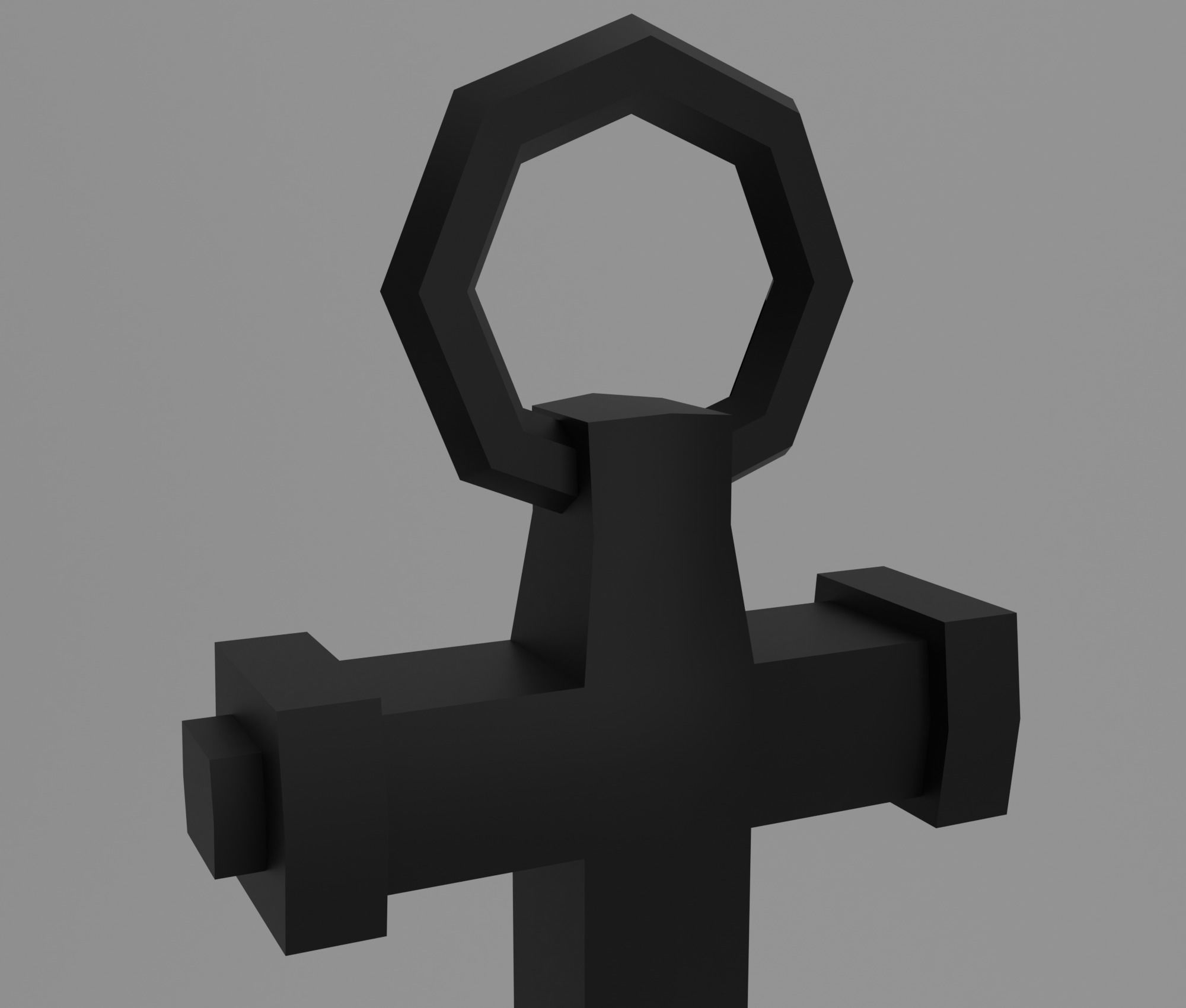 Anchor Low-poly 3D model_13