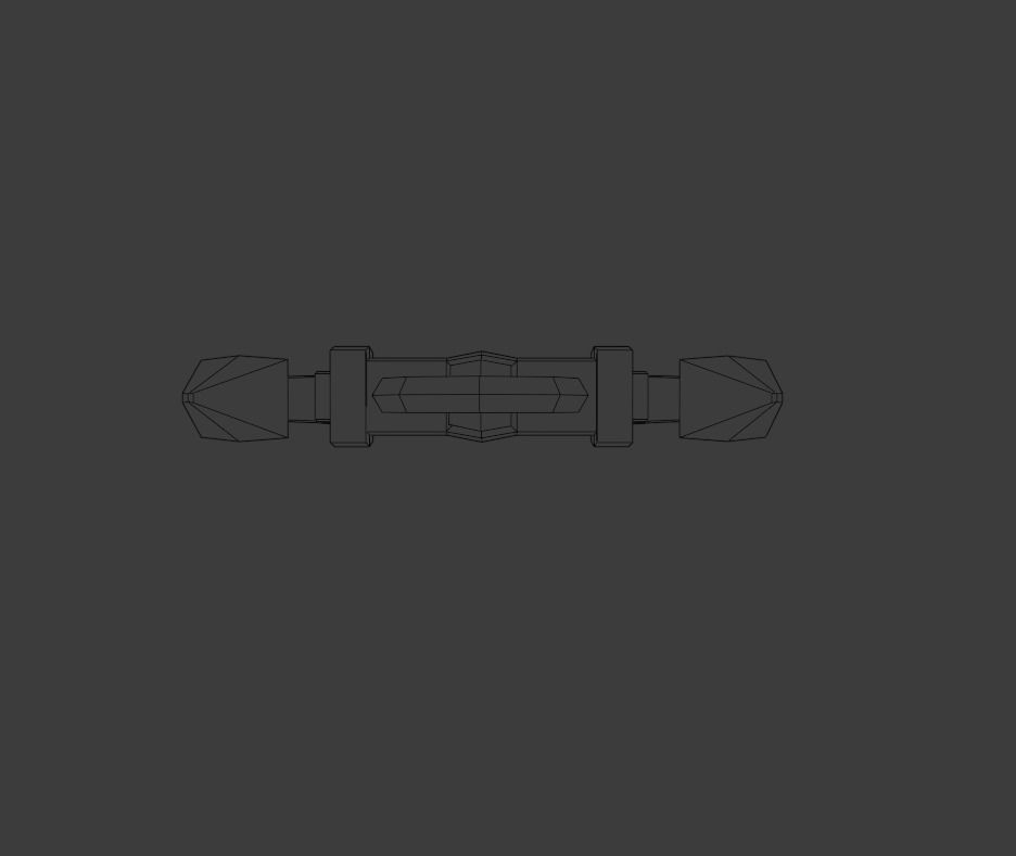 Anchor Low-poly 3D model_8