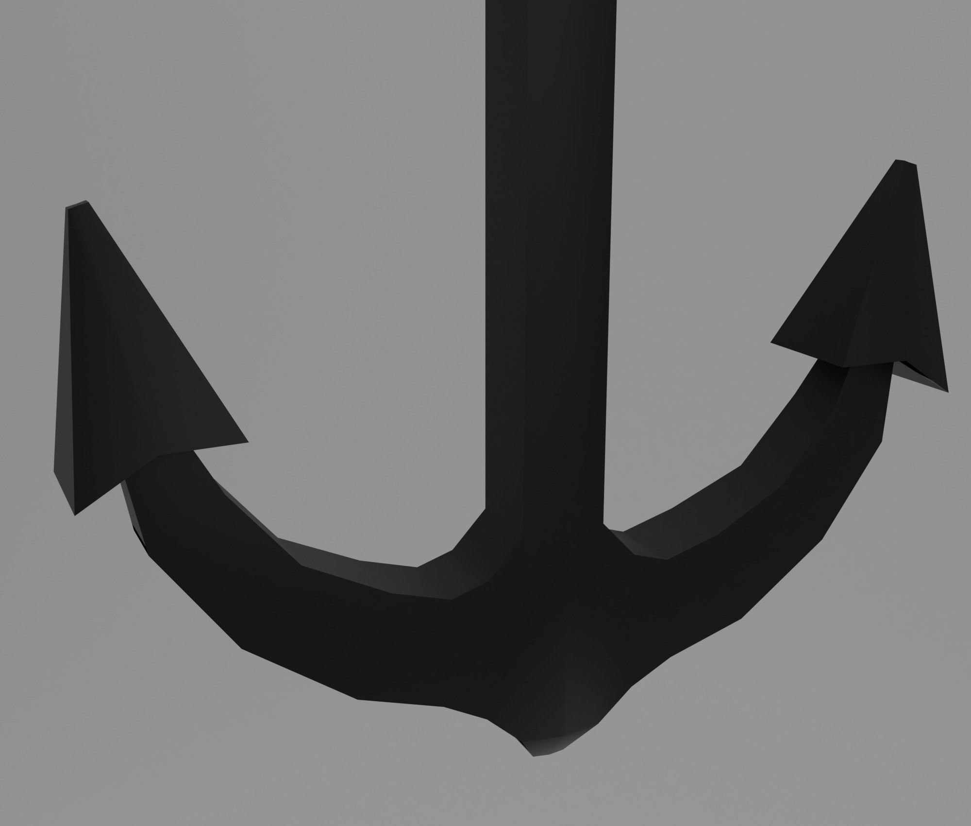 Anchor Low-poly 3D model_11