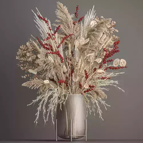 Decorative Bouquet of dried flowers 204