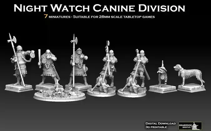 Night Watch Canine Division 3D print model