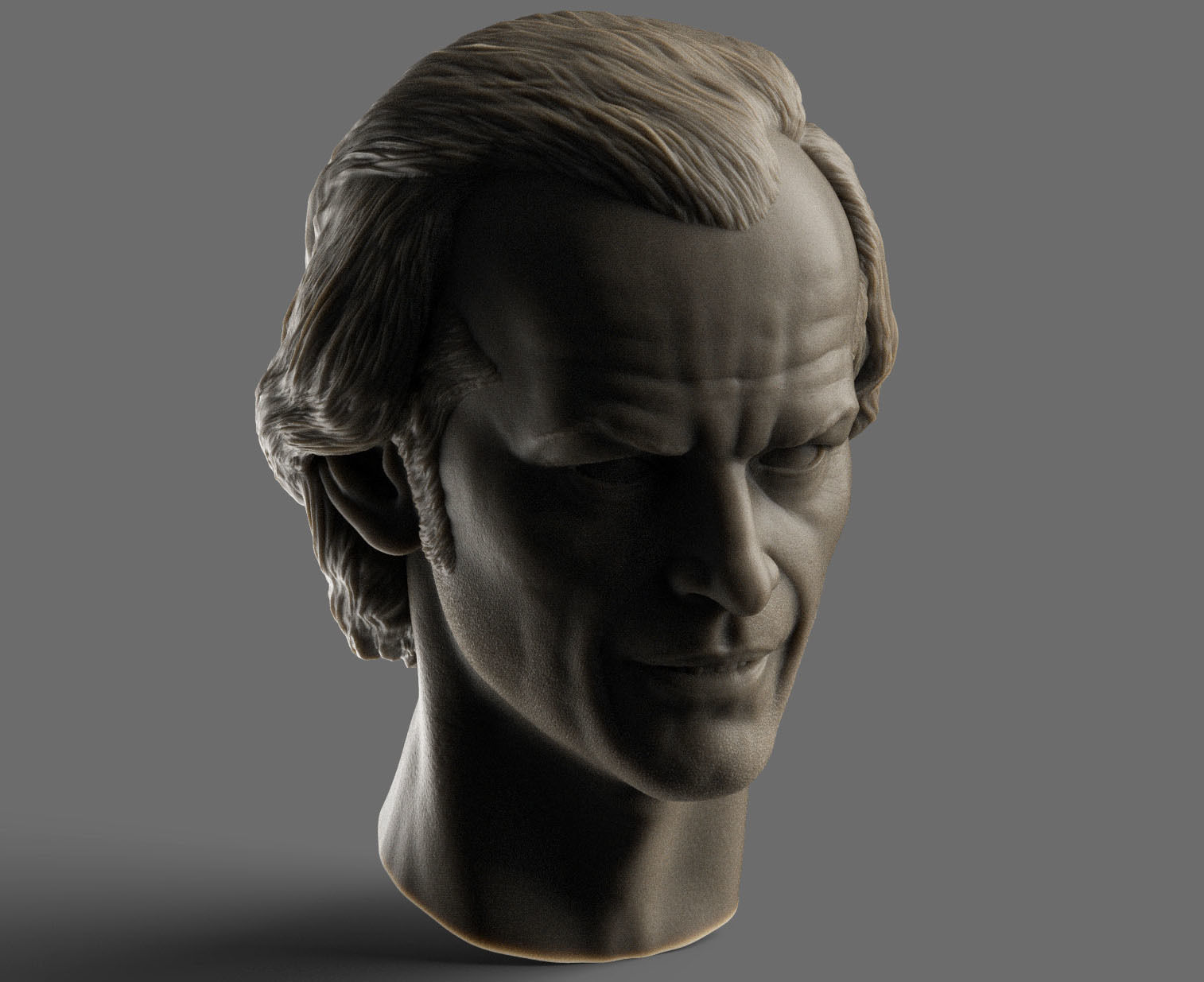 Jack Torrance - Jack Nicholson Head 3D print model_15