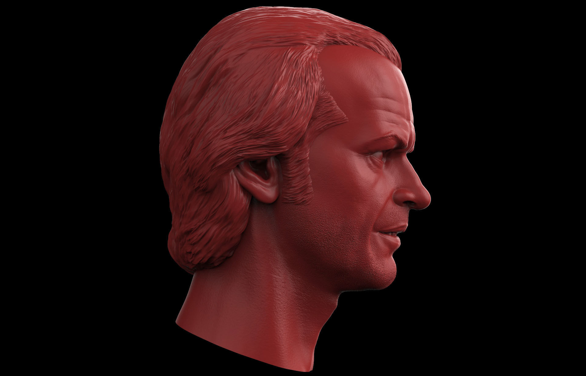 Jack Torrance - Jack Nicholson Head 3D print model_1