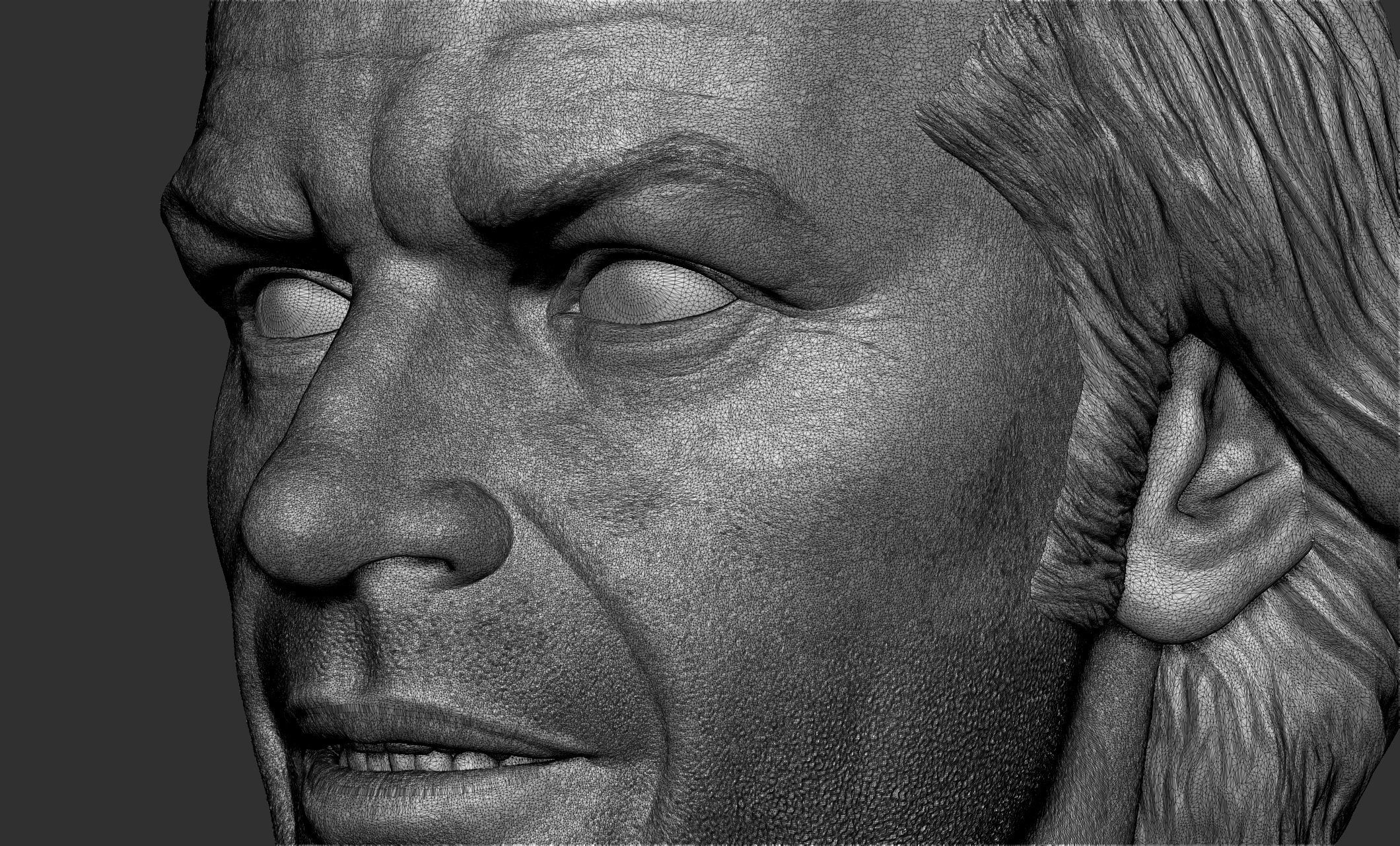 Jack Torrance - Jack Nicholson Head 3D print model_14