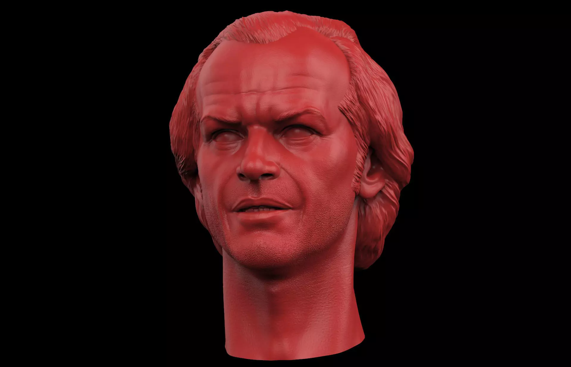 Jack Torrance - Jack Nicholson Head 3D print model_0