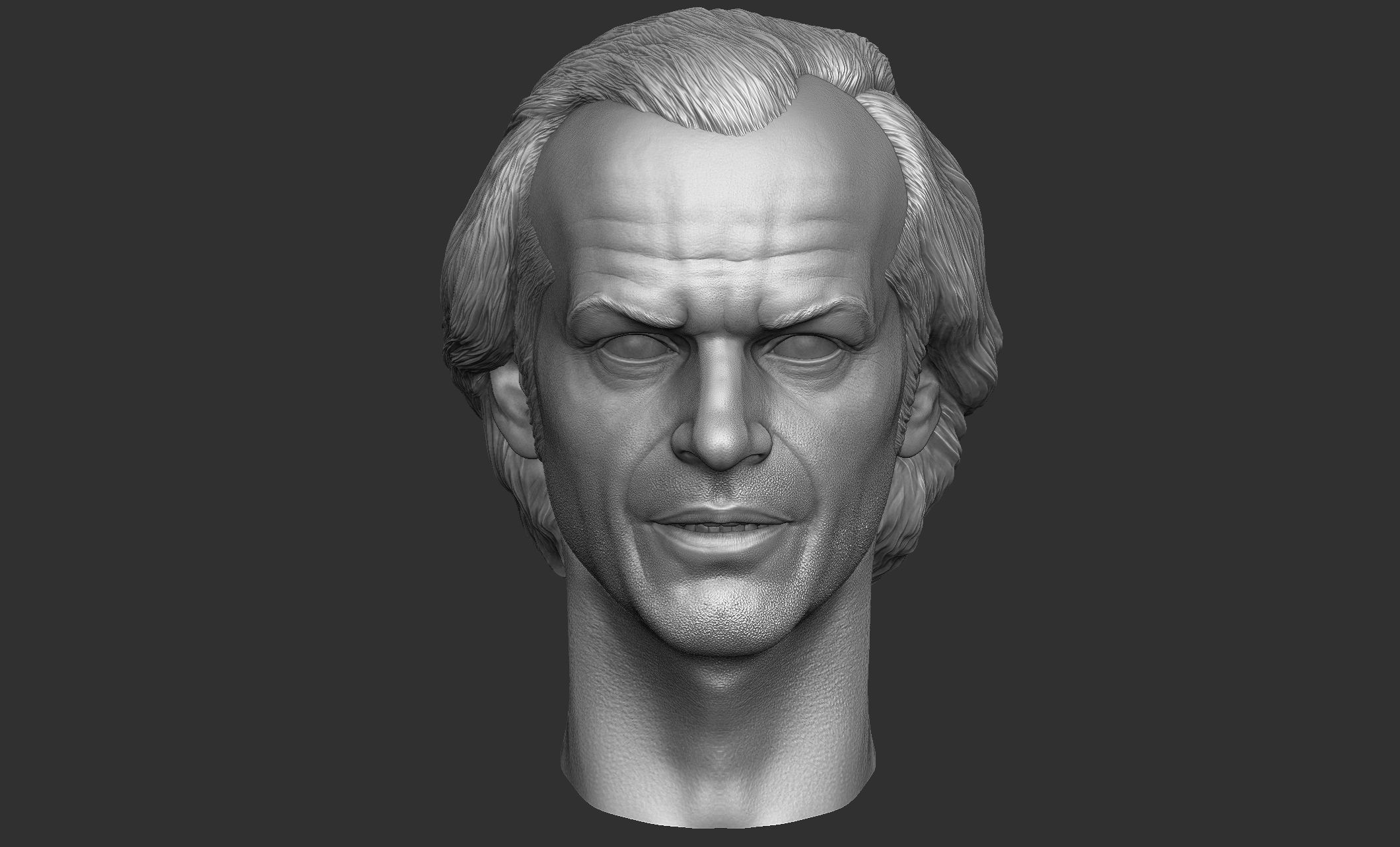 Jack Torrance - Jack Nicholson Head 3D print model_6