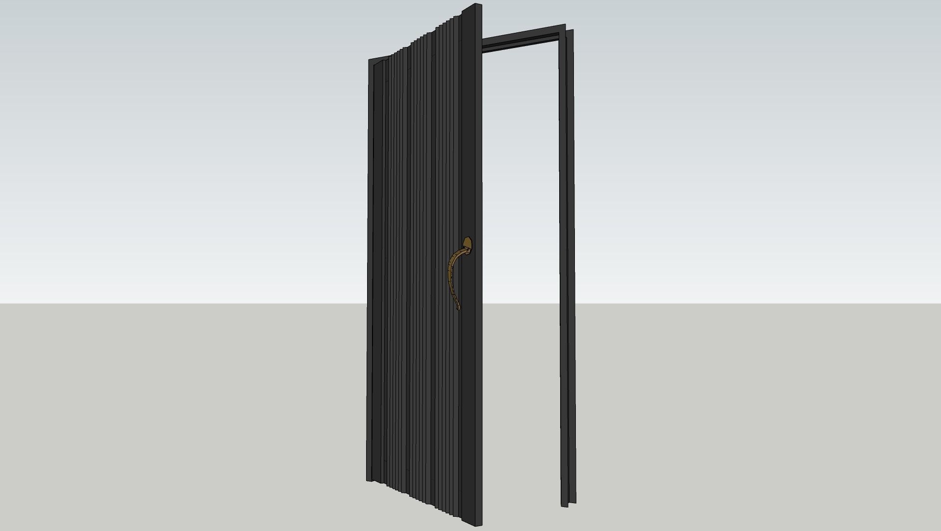 Various types of doors and windows 3D model_16