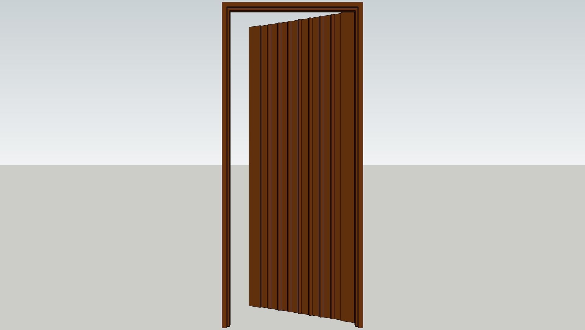 Various types of doors and windows 3D model_15