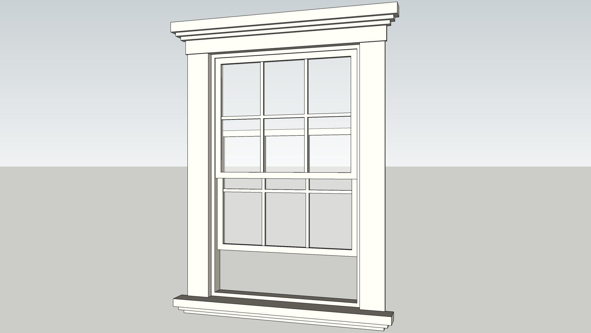 Various types of doors and windows 3D model_21