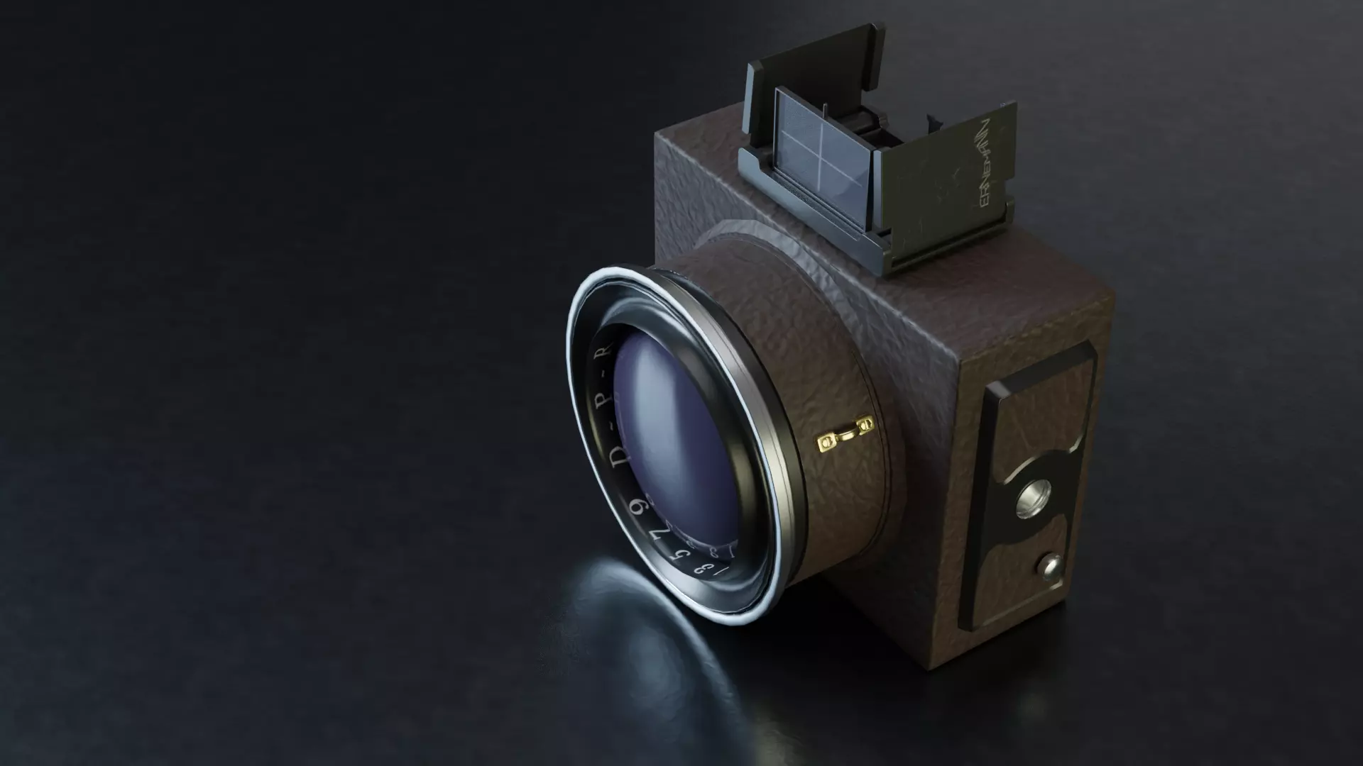 Foto Camera Ernemann PBR 3D model