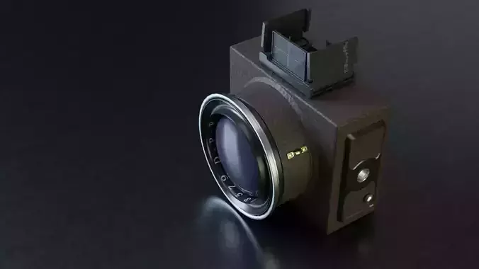 Foto Camera Ernemann PBR 3D model