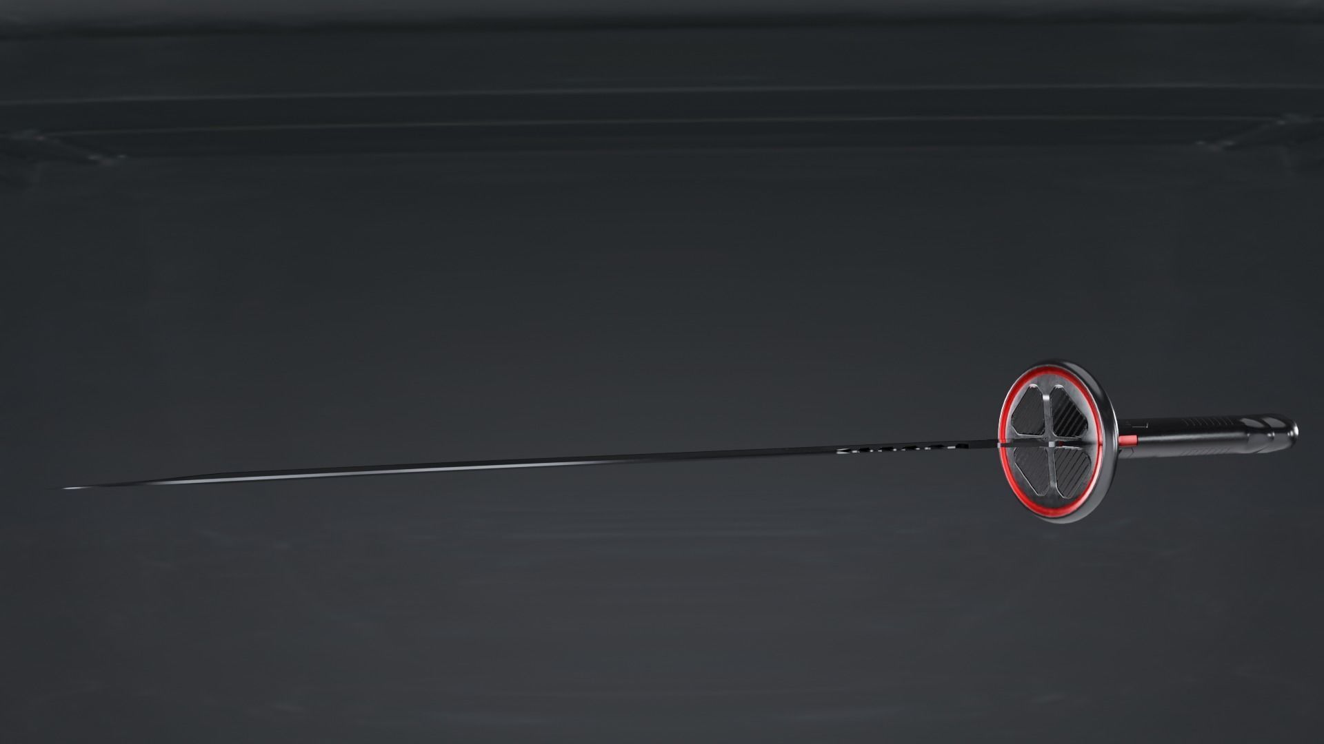 scifi Katana Low-poly 3D model_8