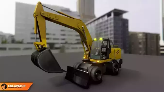 Excavator-construction vehicle