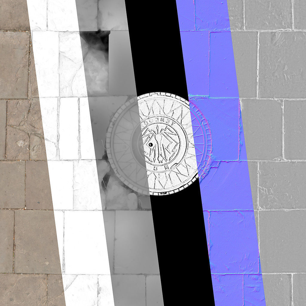 Block Paving 06 - Photogrammetry based Environment Texture  Texture_2