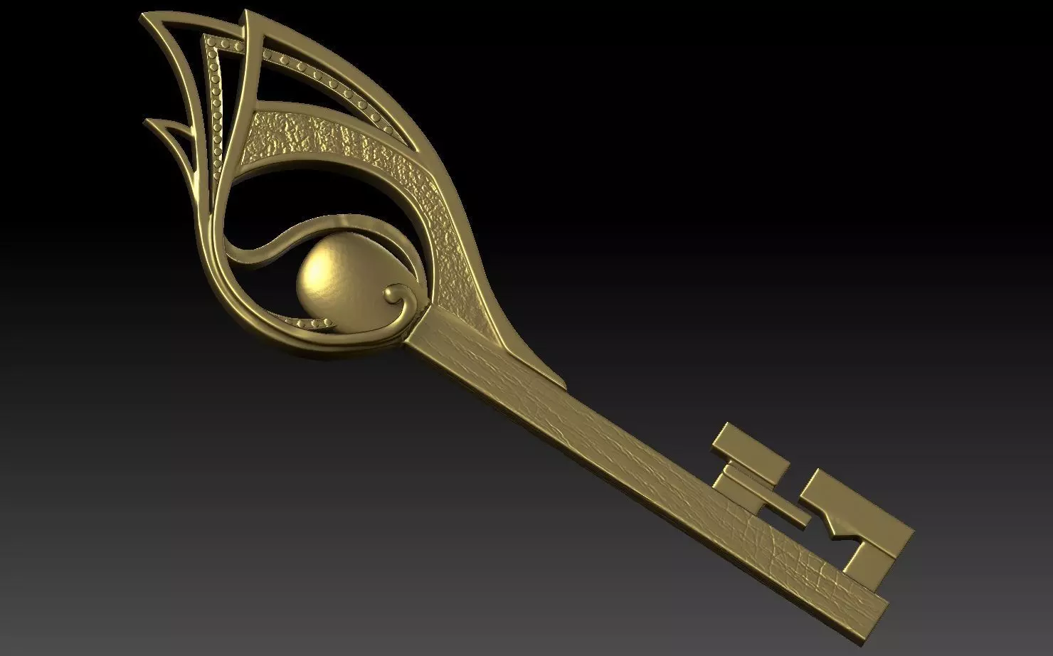 Locke and Key Matchstick key 3D print model_0
