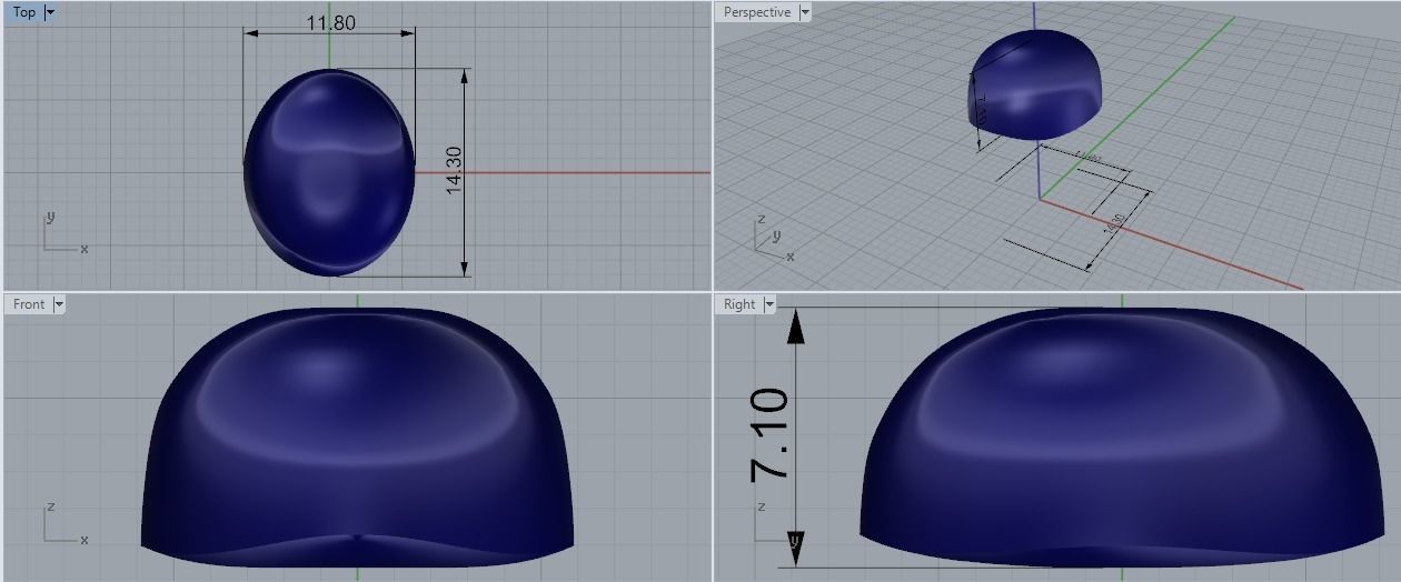 ring texture wood 3D print model_3