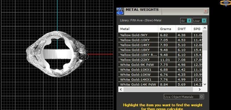 ring texture wood 3D print model_4