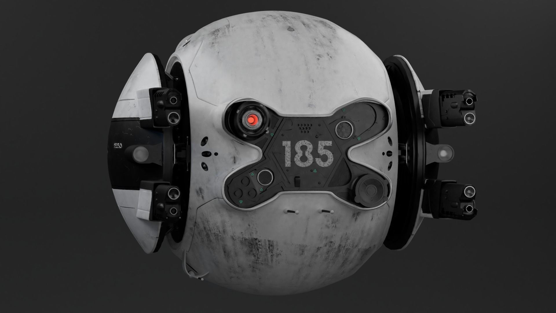Oblivion Battle Drone 3D model_1