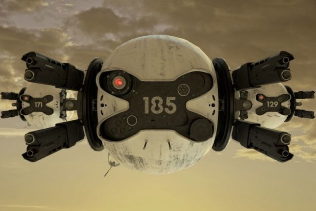 Oblivion Battle Drone 3D model_2