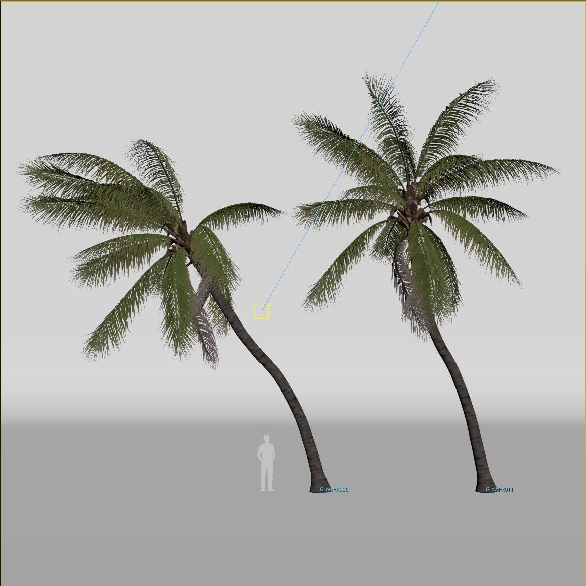 COCONUT TREE VOLUME PACK 02 - GFX INCLUDED 3D model_11
