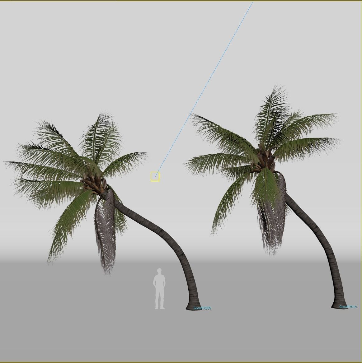 COCONUT TREE VOLUME PACK 02 - GFX INCLUDED 3D model_6