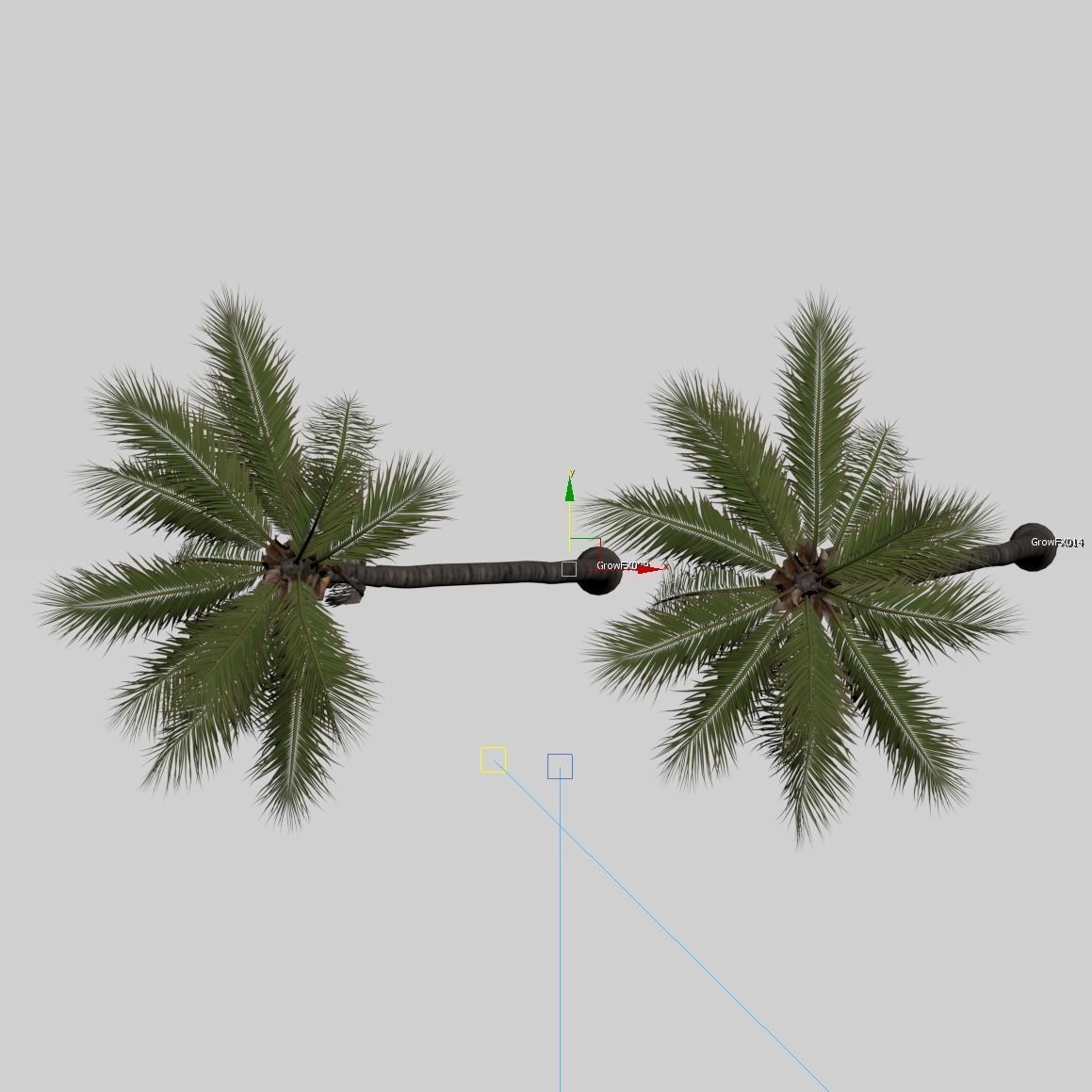 COCONUT TREE VOLUME PACK 02 - GFX INCLUDED 3D model_7