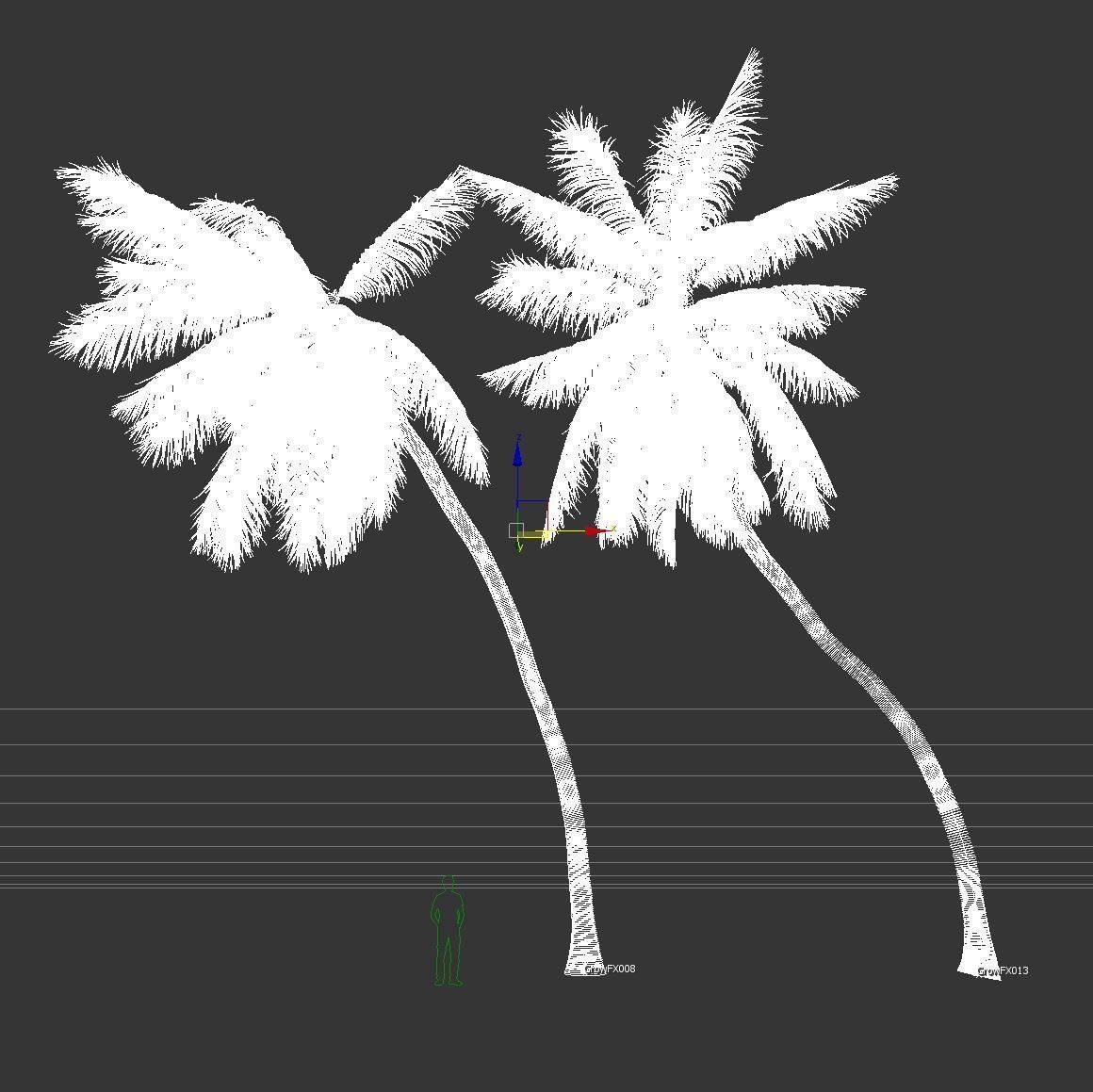 COCONUT TREE VOLUME PACK 02 - GFX INCLUDED 3D model_23
