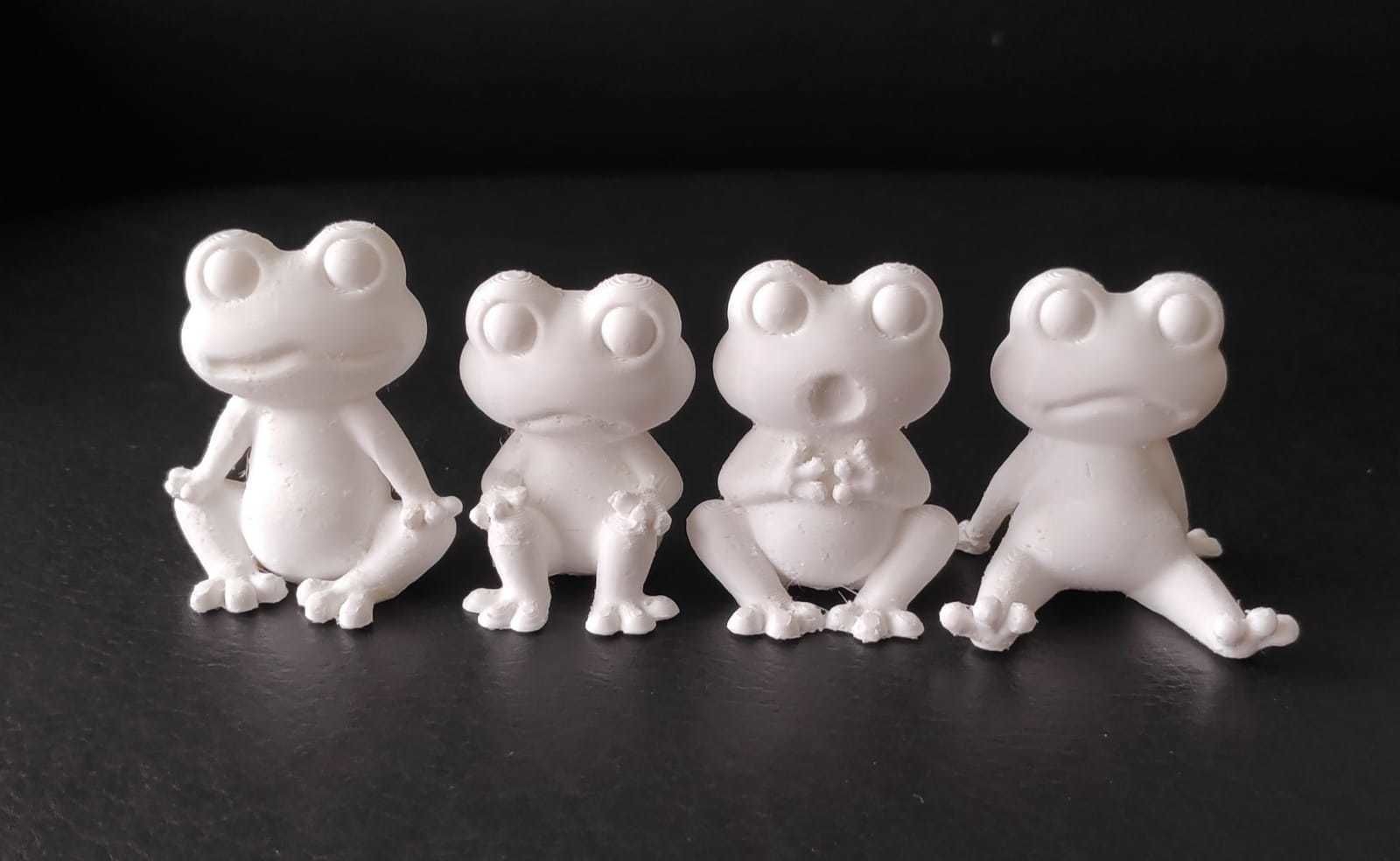 Funny Frogs 3D print model_4