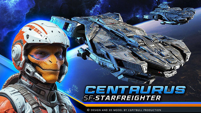 USCSS CENTAURUS - Starfreighter 3D model