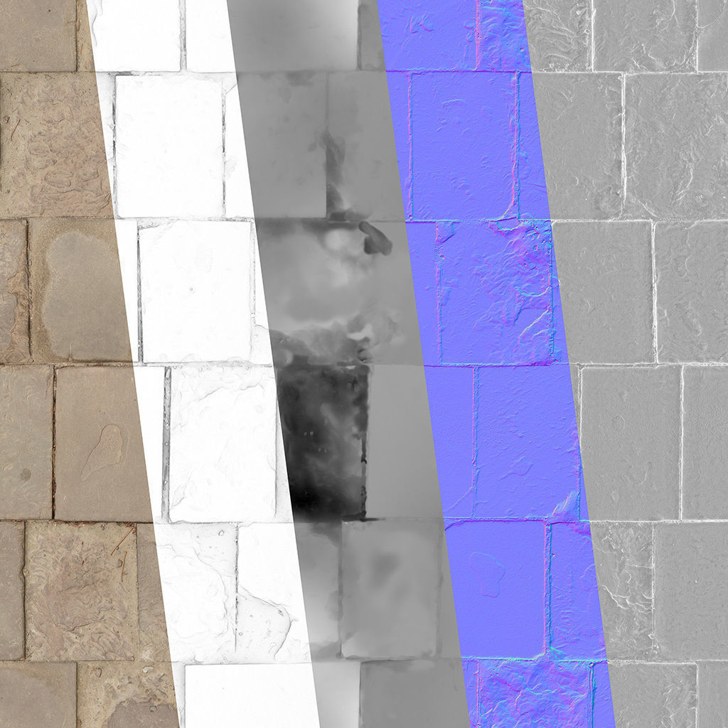 Block Paving 07 - Photogrammetry based Environment Texture  Texture_3