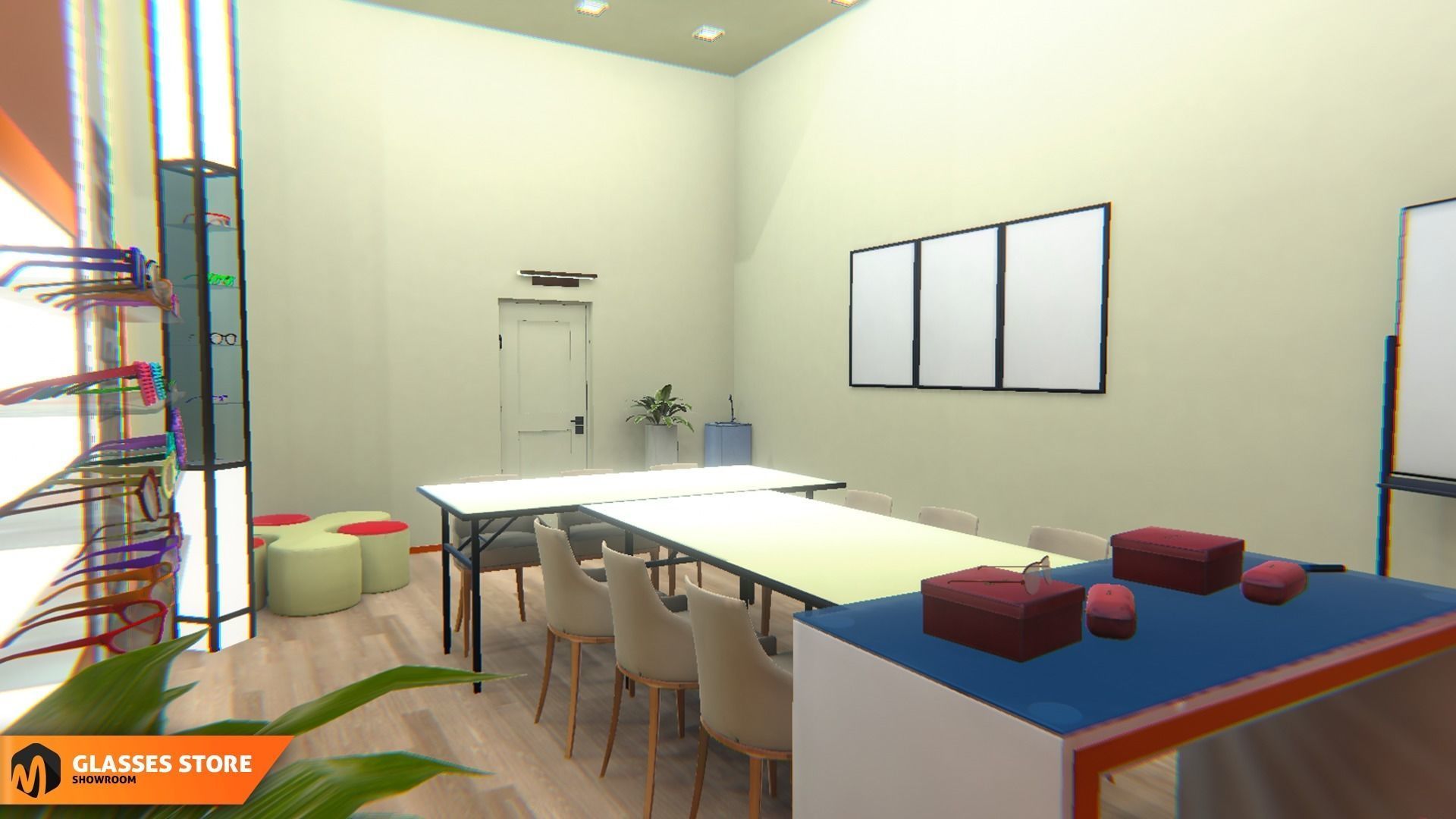 Glasses store - showroom 3D model_12