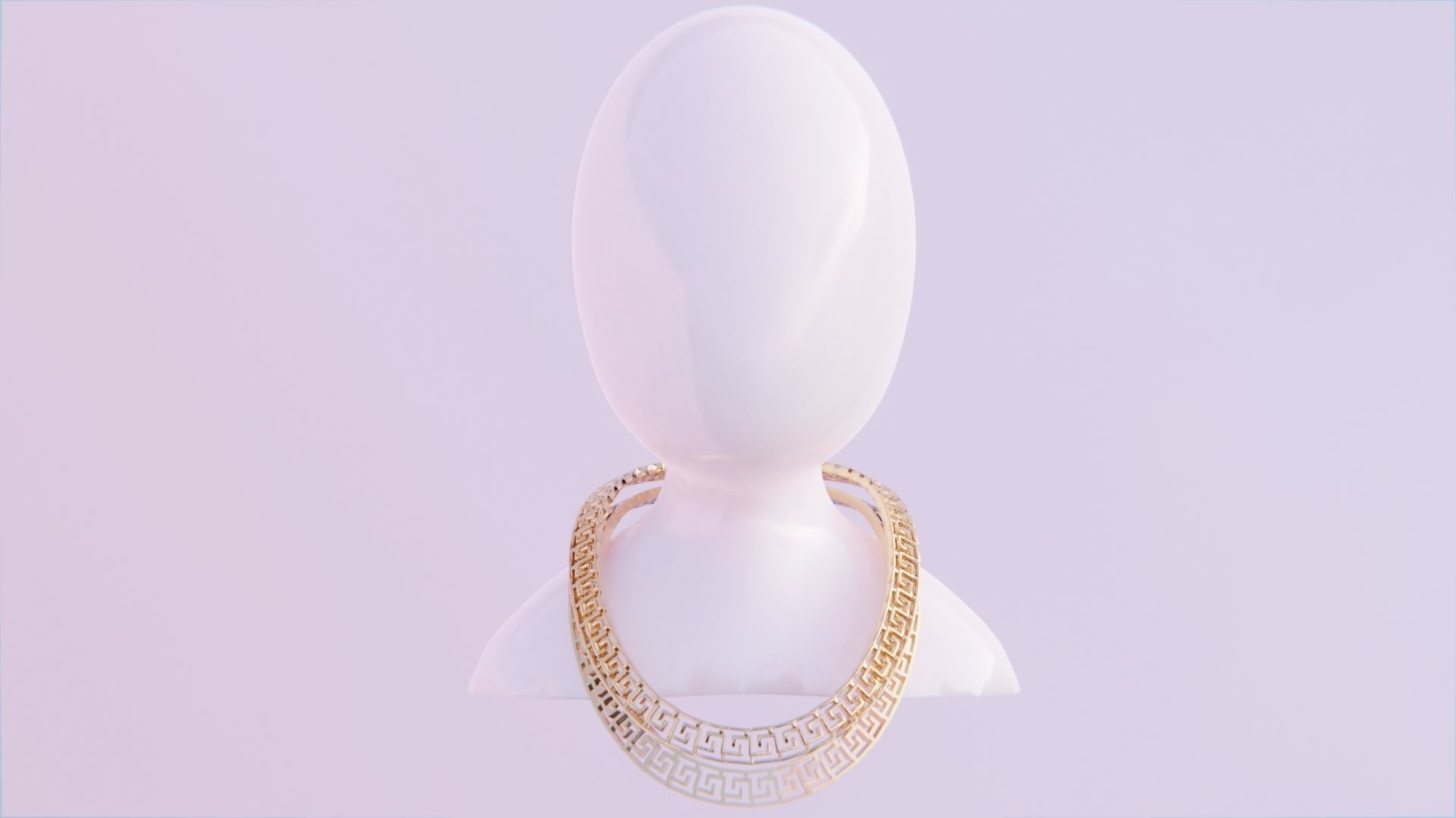 Greek Chain 2 Low-poly 3D model_4