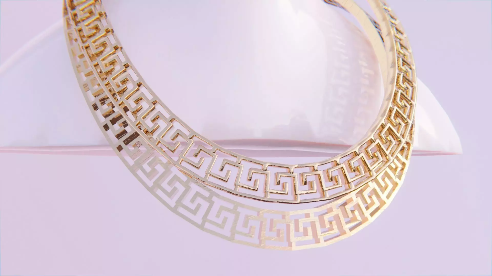 Greek Chain 2 Low-poly 3D model_0