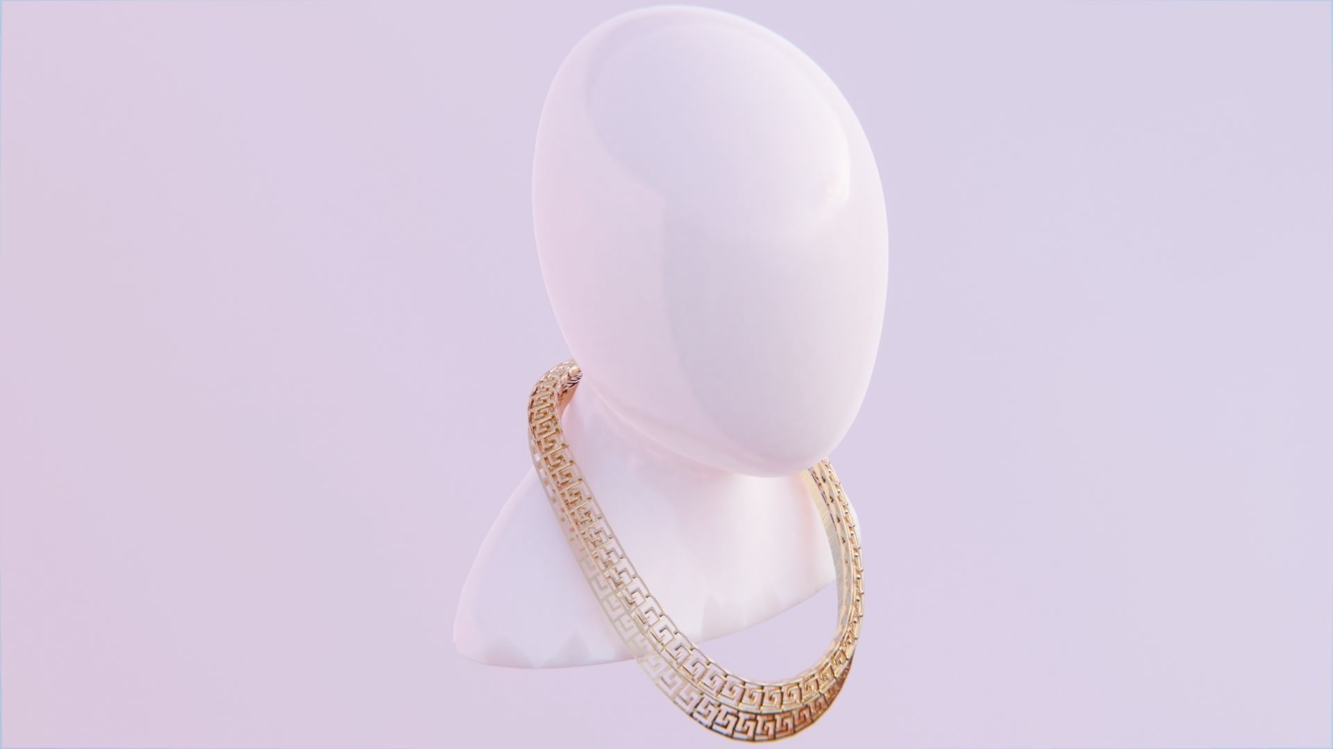 Greek Chain 2 Low-poly 3D model_1